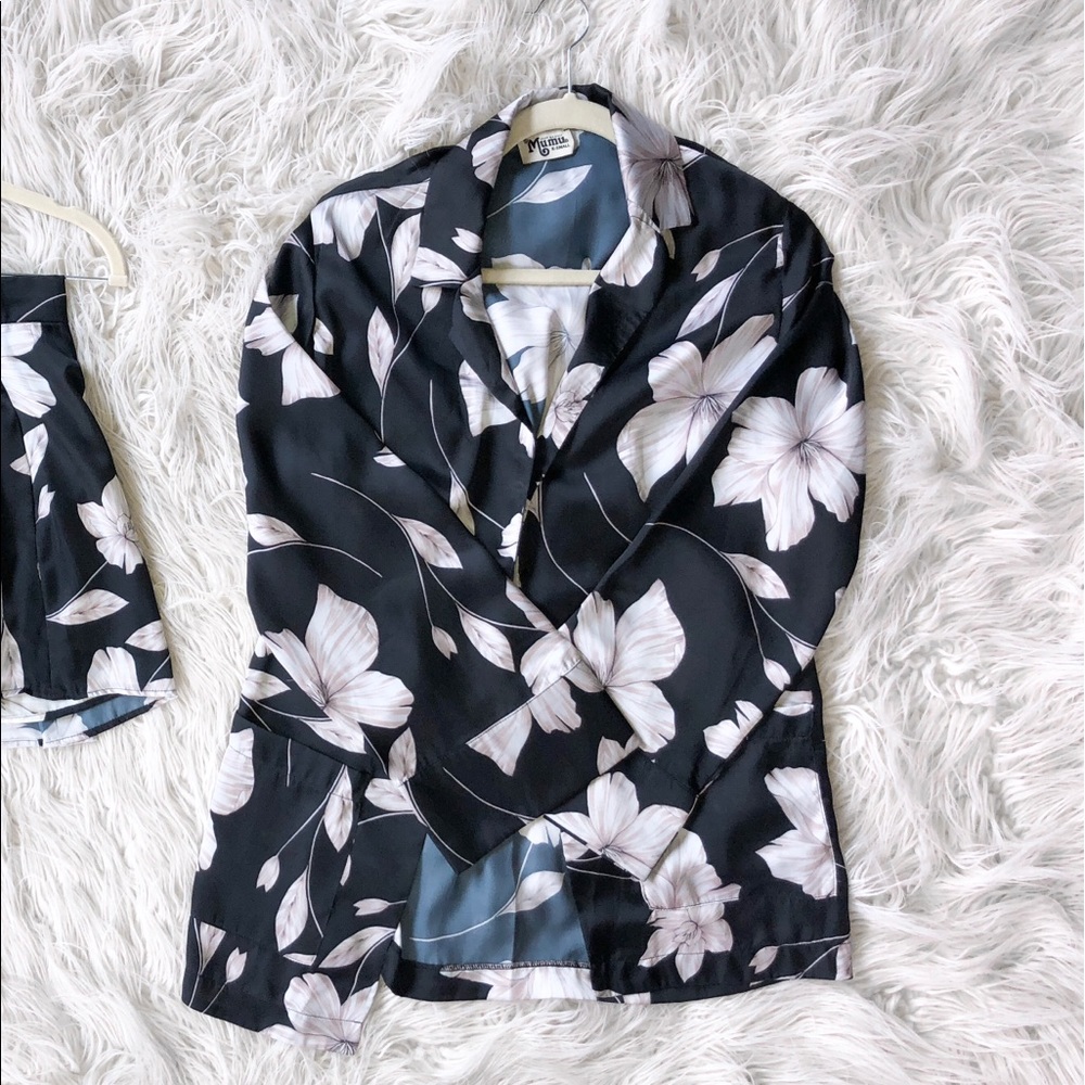 Rylan Jacket ~ LA Leche Bloom Satin